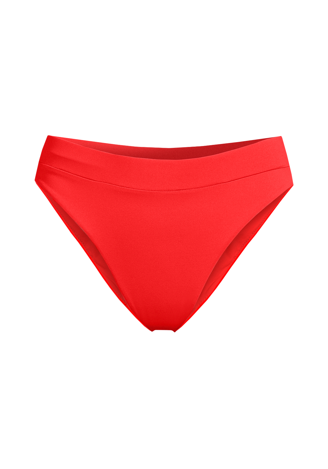 High Waist Bikini Brief Summer Red Casall