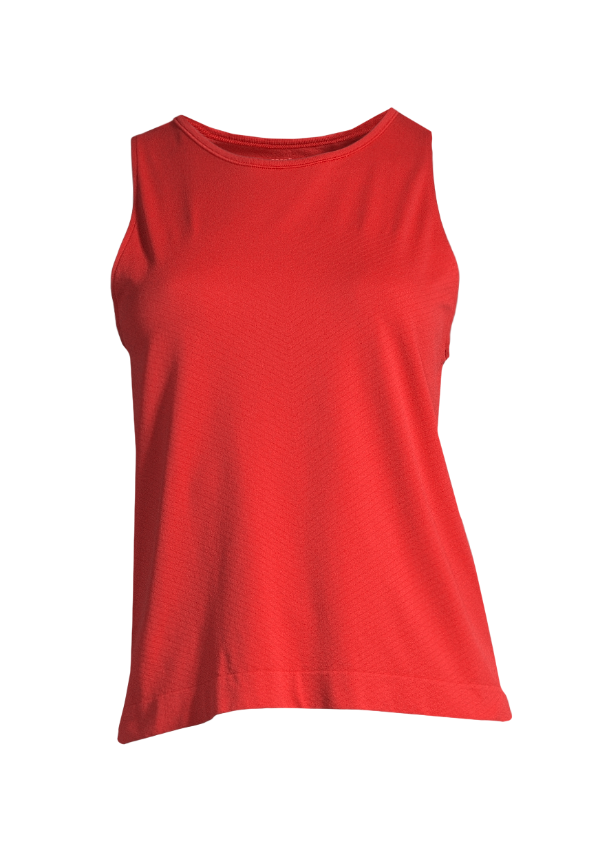 Essential Block Seamless Tank - Impact Red | CASALL