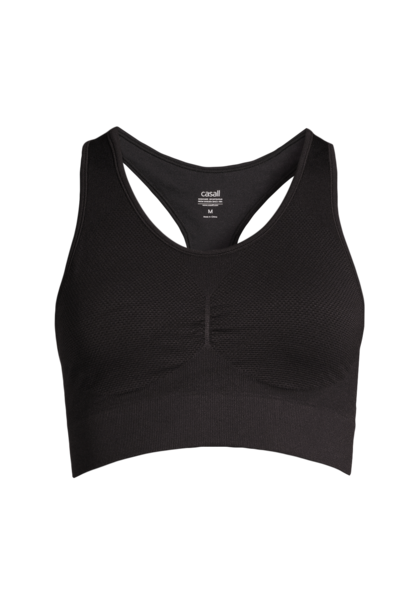 Casall - NEW IN - The Pulse Sports Bra. A remake of our all-time classic  Iconic Sport Bra. Now with back closure, shoulder padding, adjustable straps  and with sizes all the way