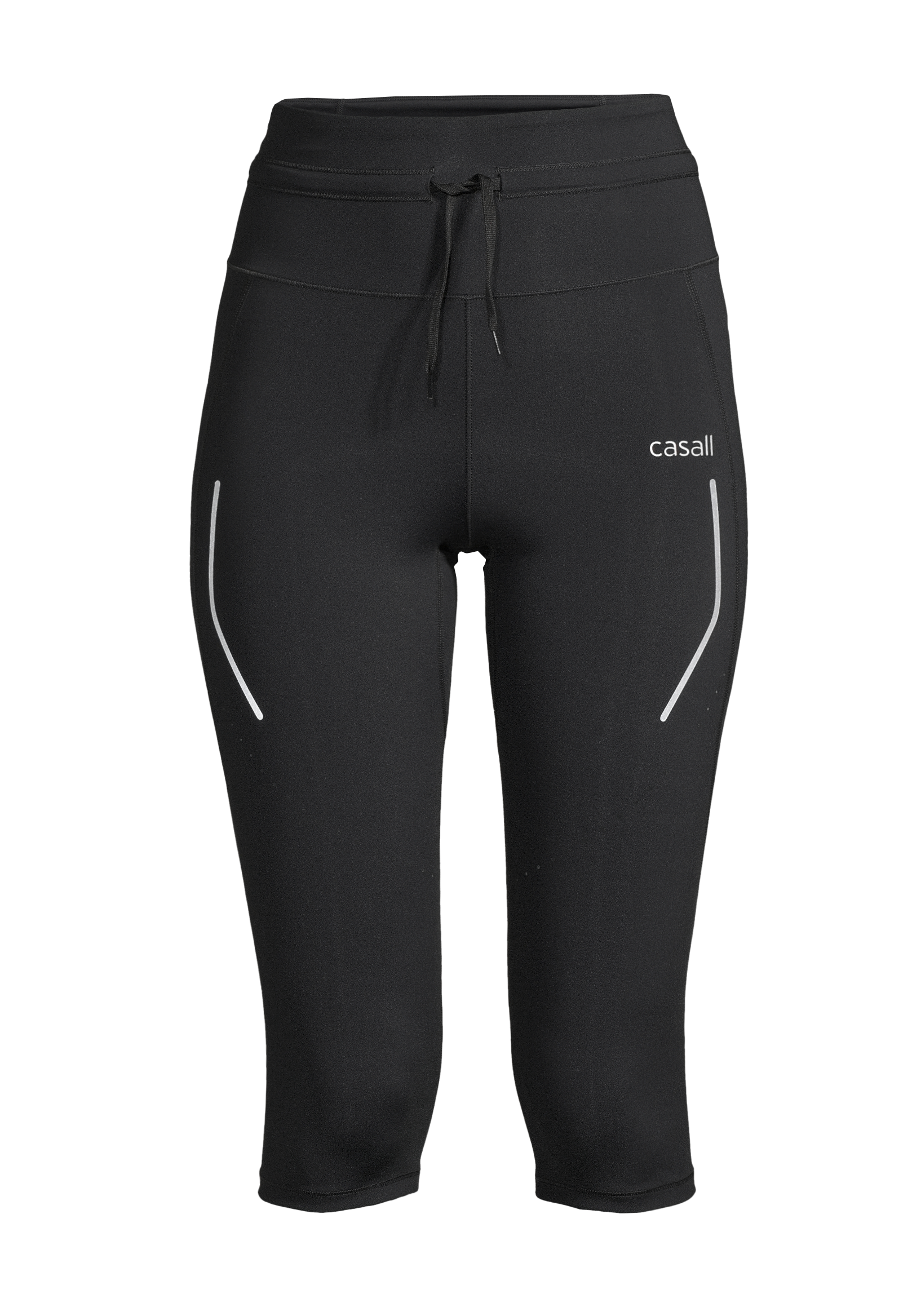 Shapify 3/4 High Waist Running Tights - Black