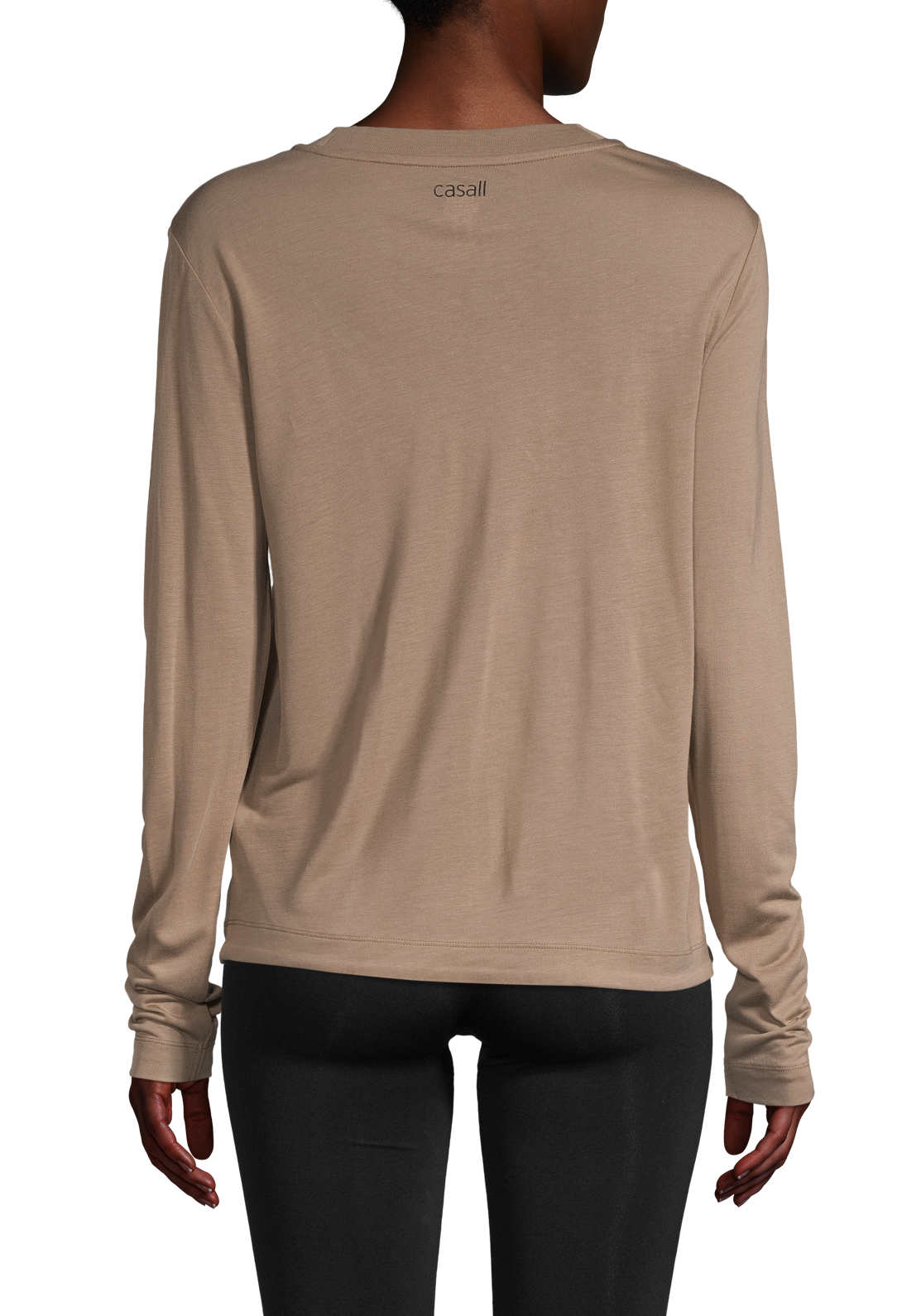 Ease Crew Neck - Taupe Grey