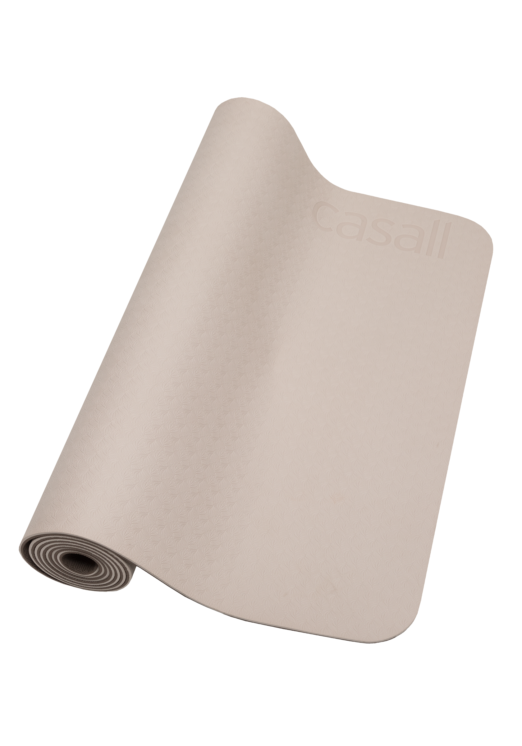 Yoga mat position 4mm - Sand/grounded brown